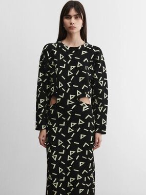 Rachel Comey Pamplin Cut Out Sweater Dress